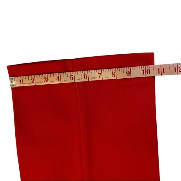 Vintage Vivid Red Wide leg Trousers - Picture 5 of 8